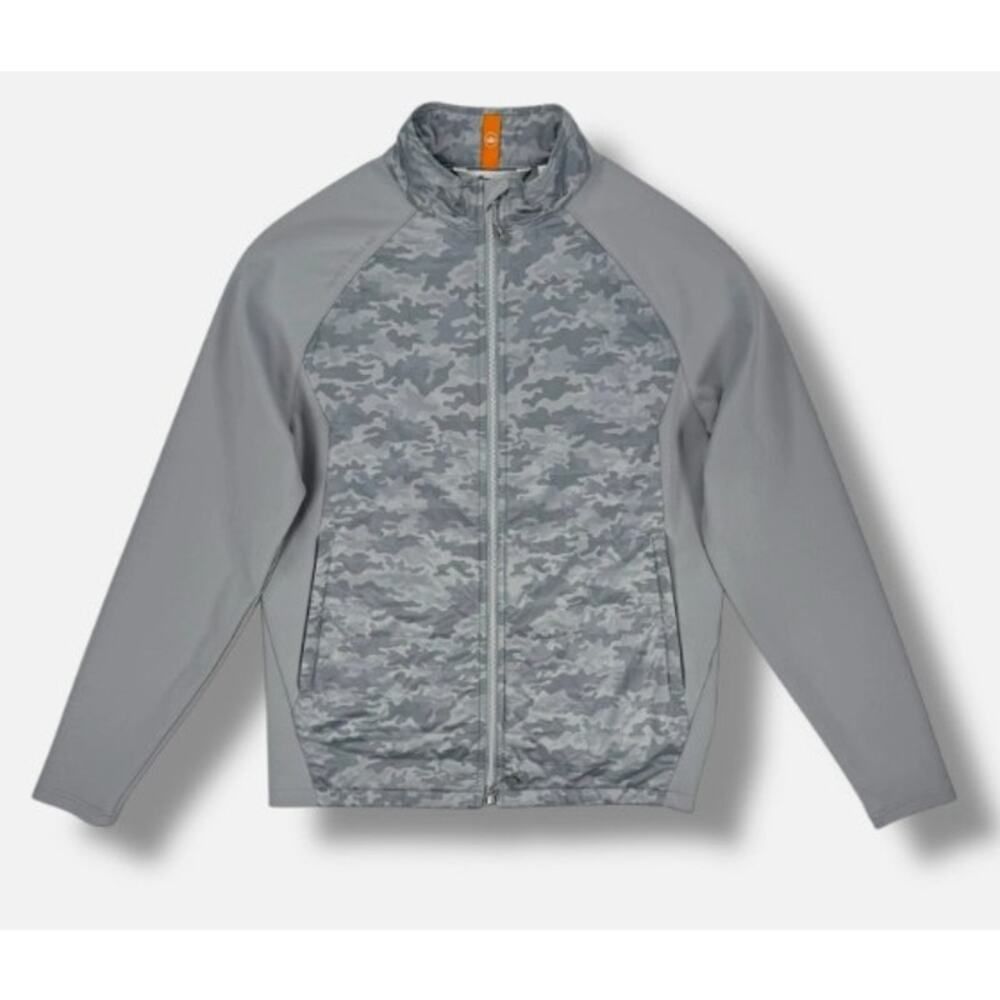 Peter Millar Hyperlight Merge Jacket Gray Camo âBarstool Golfâ Menâs Sz. M